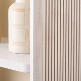 SAFAVIEH Girtha Ribbed Etagere Bookshelf - 31.5 In. W x 11.8 In. D x 66.5 In. H - 31Wx12Dx67H