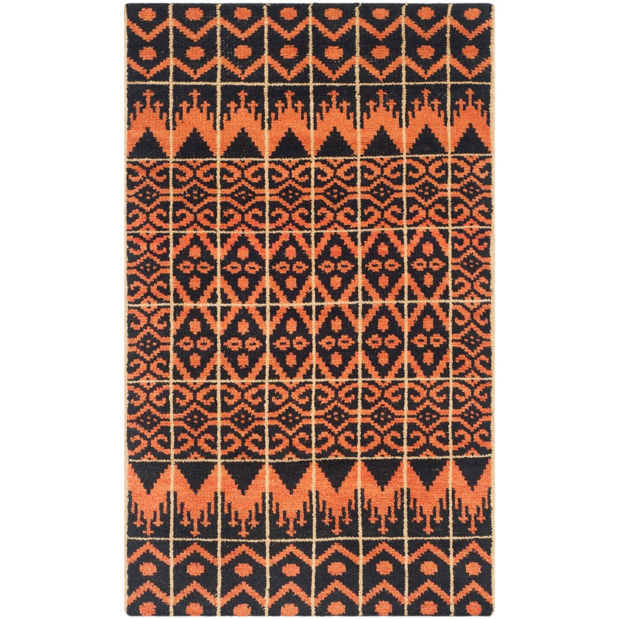SAFAVIEH Hand-knotted Kenya Aqila Southwestern Tribal Wool Rug