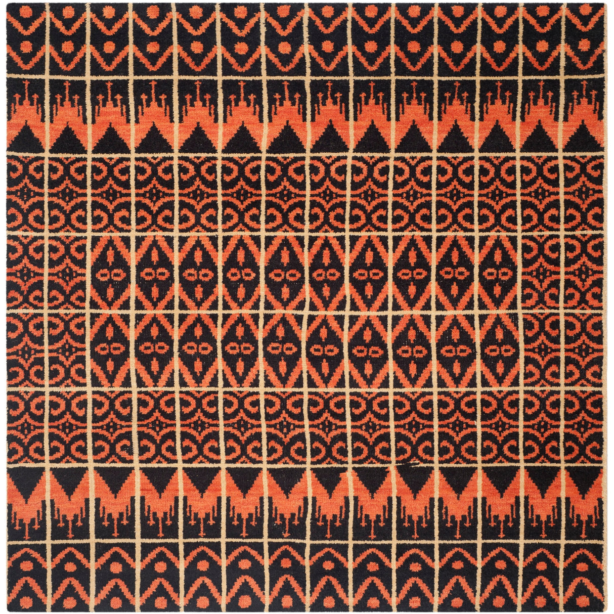 SAFAVIEH Hand-knotted Kenya Aqila Southwestern Tribal Wool Rug