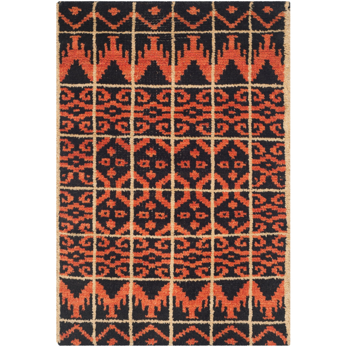 SAFAVIEH Hand-knotted Kenya Aqila Southwestern Tribal Wool Rug