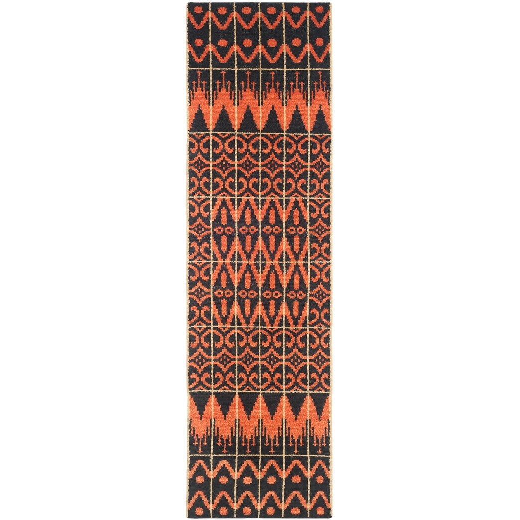 SAFAVIEH Hand-knotted Kenya Aqila Southwestern Tribal Wool Rug