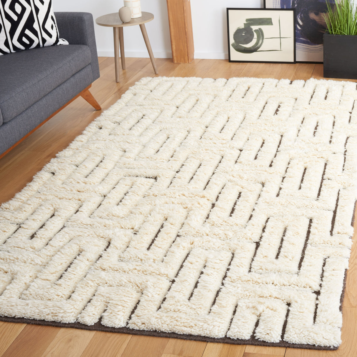 SAFAVIEH Hand-knotted Kenya Sayime Southwestern Tribal Wool Rug