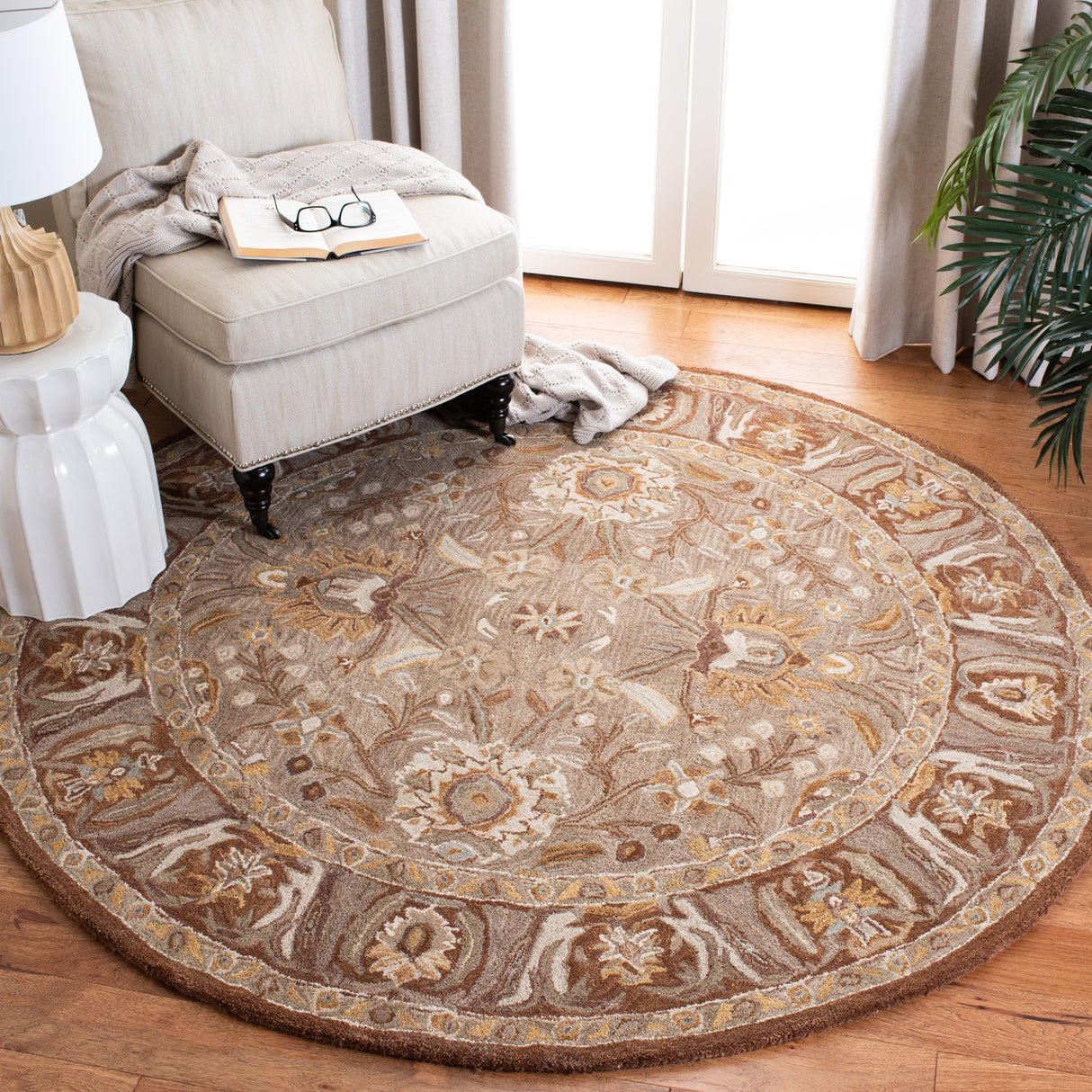 SAFAVIEH Handmade Anatolia Katja Traditional Oriental Hand-spun Wool Rug