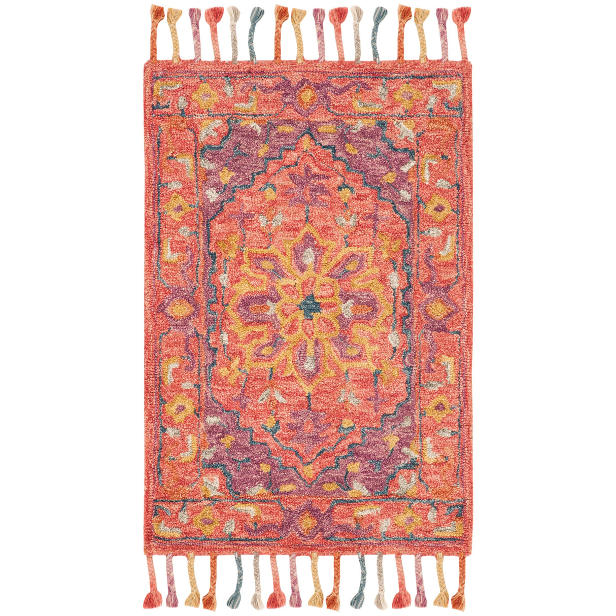 SAFAVIEH Handmade Aspen Masumah Boho Tribal Wool Rug