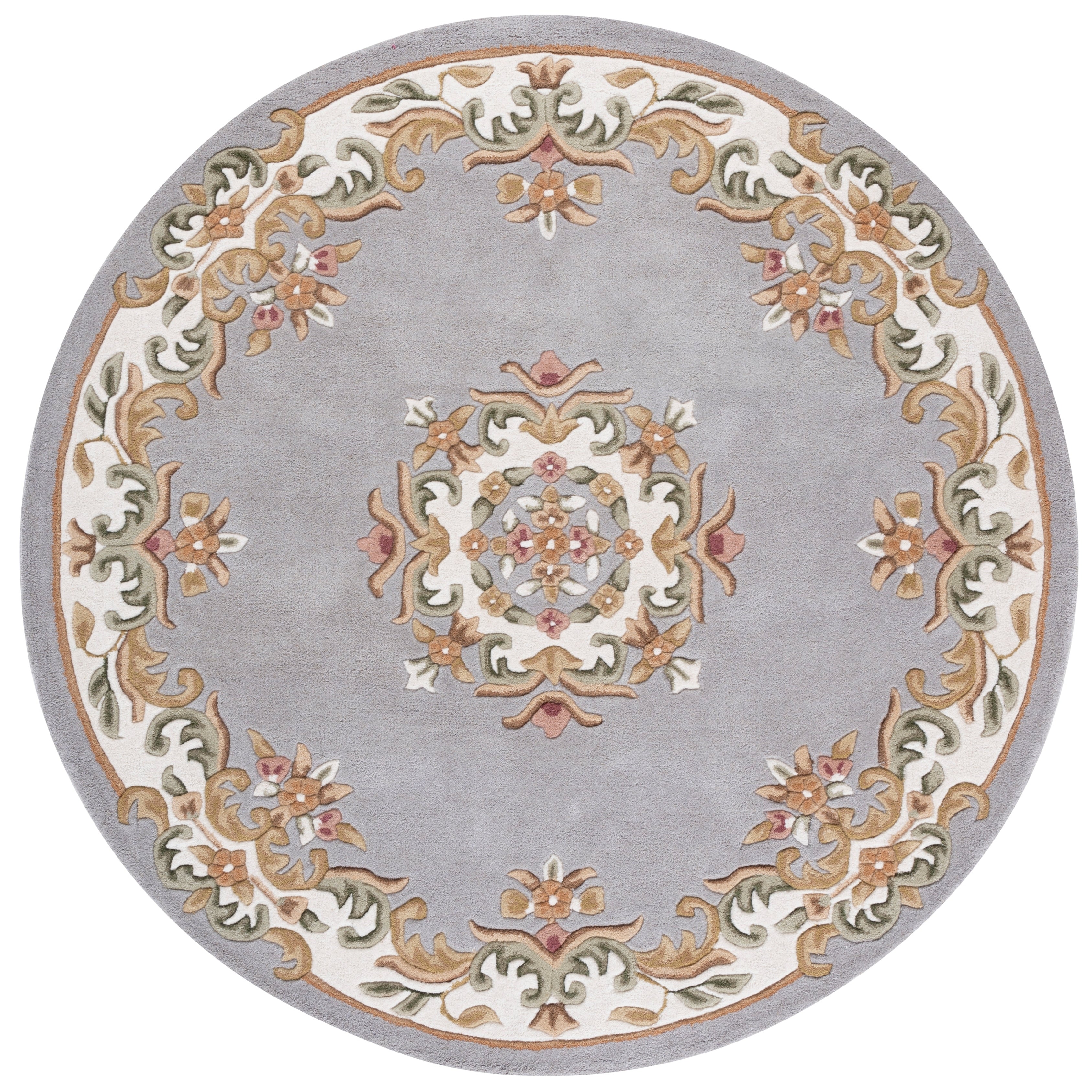 SAFAVIEH Handmade Aubusson Hale Traditional Wool Rug