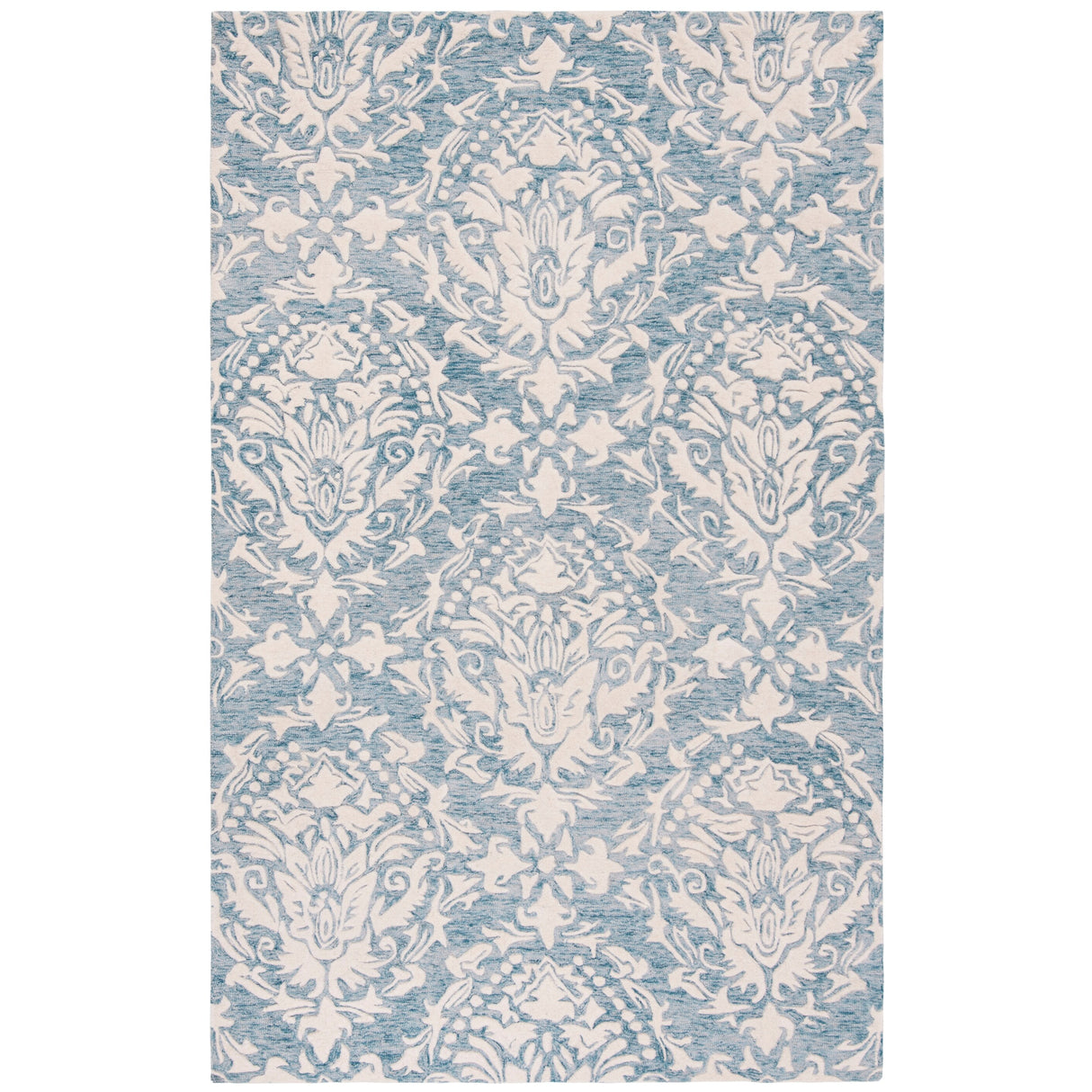 SAFAVIEH Handmade Blossom Ambroisine Modern Floral Wool Rug