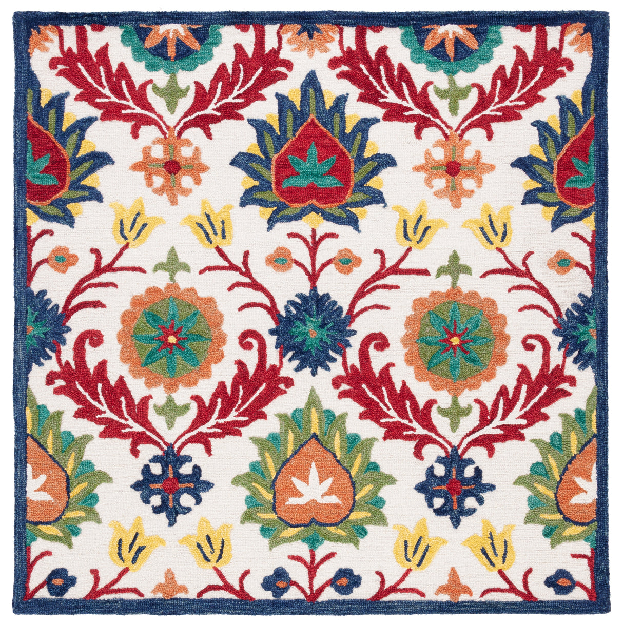 SAFAVIEH Handmade Blossom Malka Floral Wool Rug