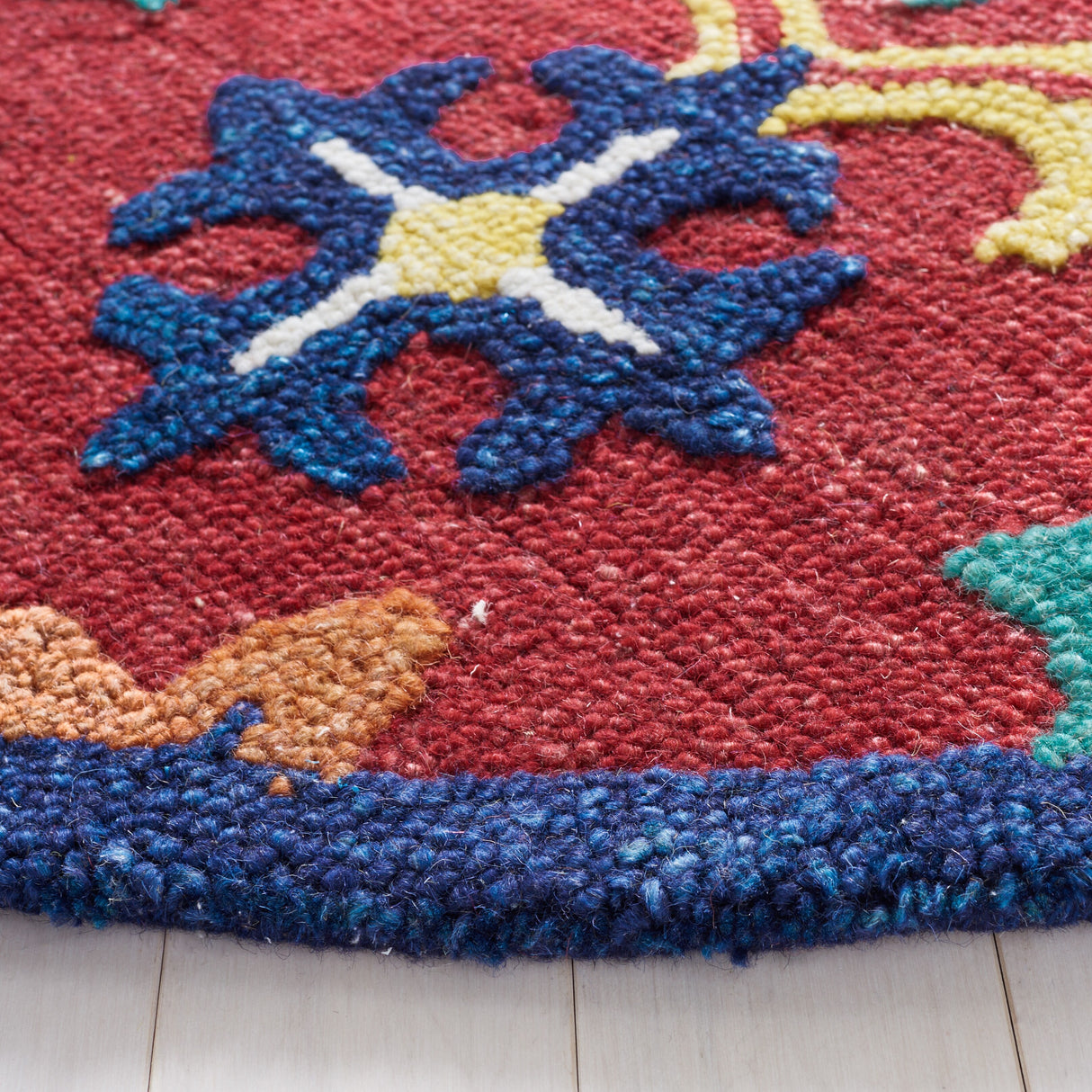 SAFAVIEH Handmade Blossom Malka Floral Wool Rug