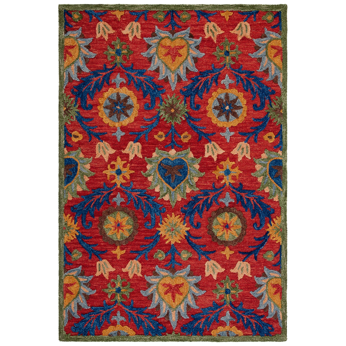 SAFAVIEH Handmade Blossom Malka Floral Wool Rug