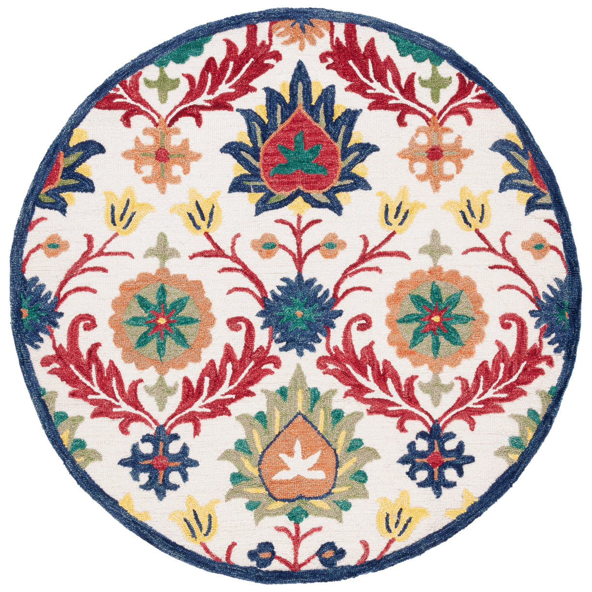 SAFAVIEH Handmade Blossom Malka Floral Wool Rug