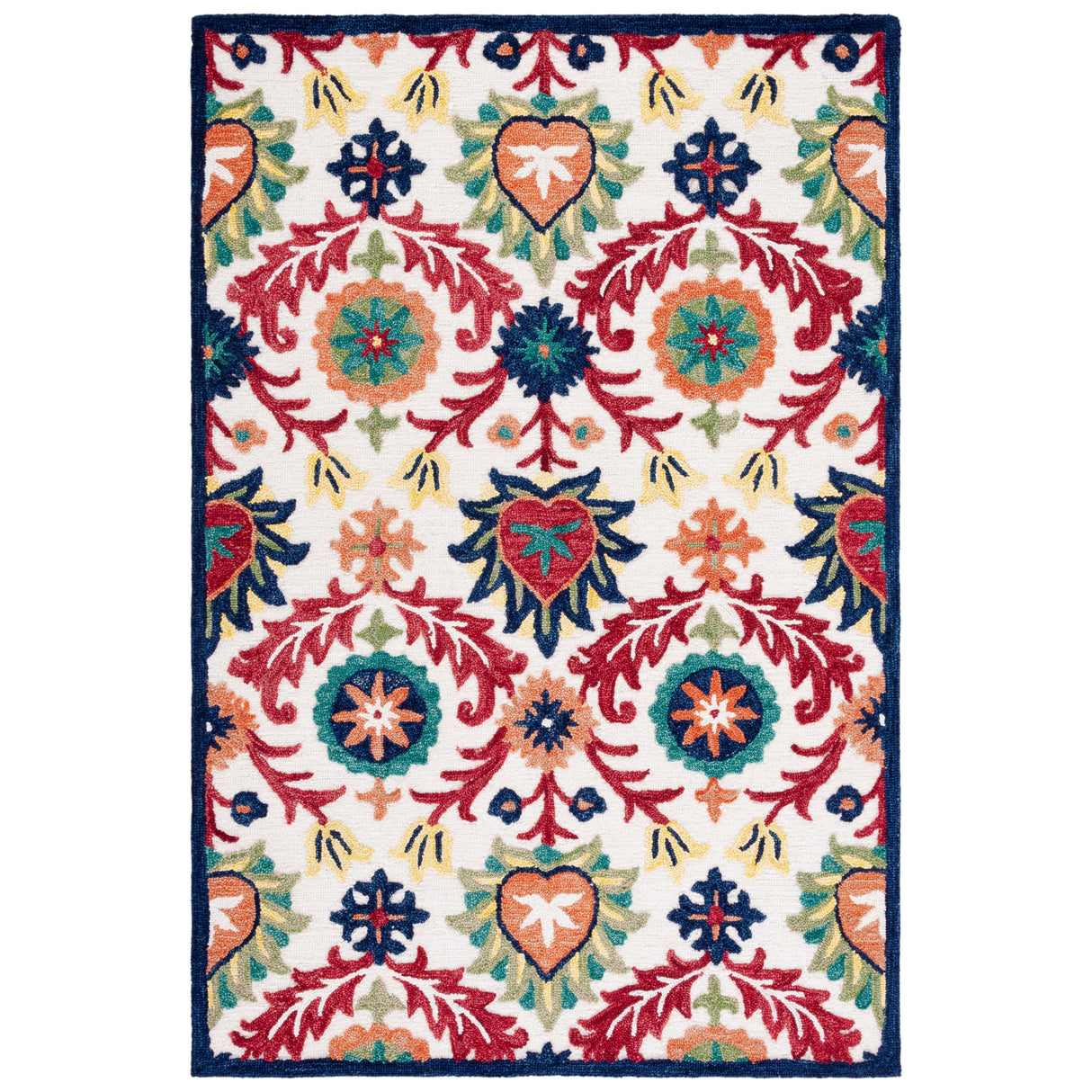 SAFAVIEH Handmade Blossom Malka Floral Wool Rug