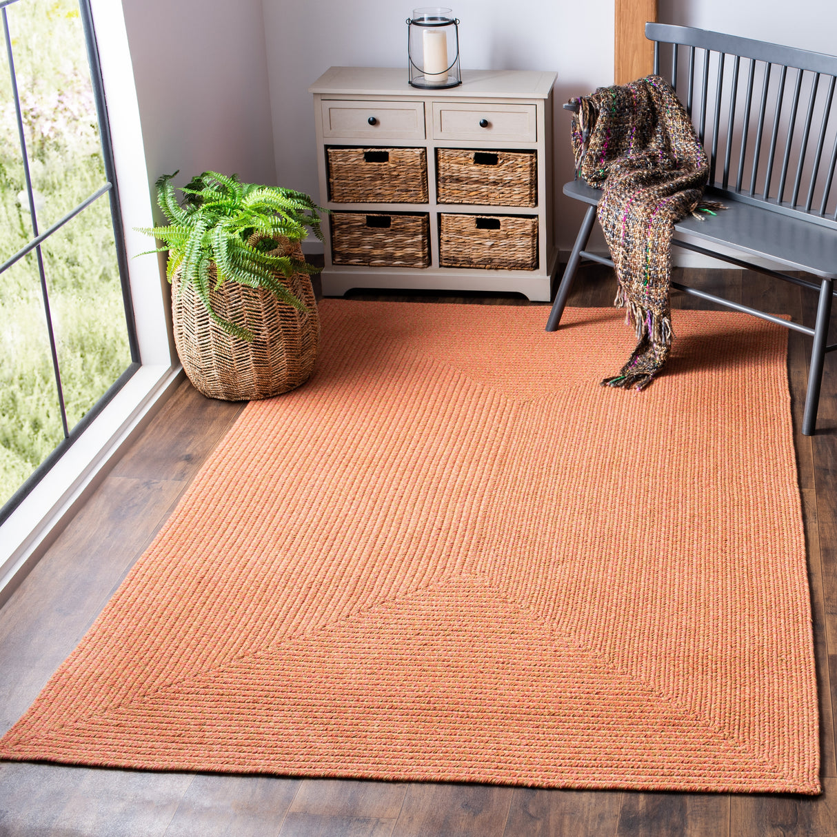 SAFAVIEH Handmade Braided Gisa Country Cotton Rug