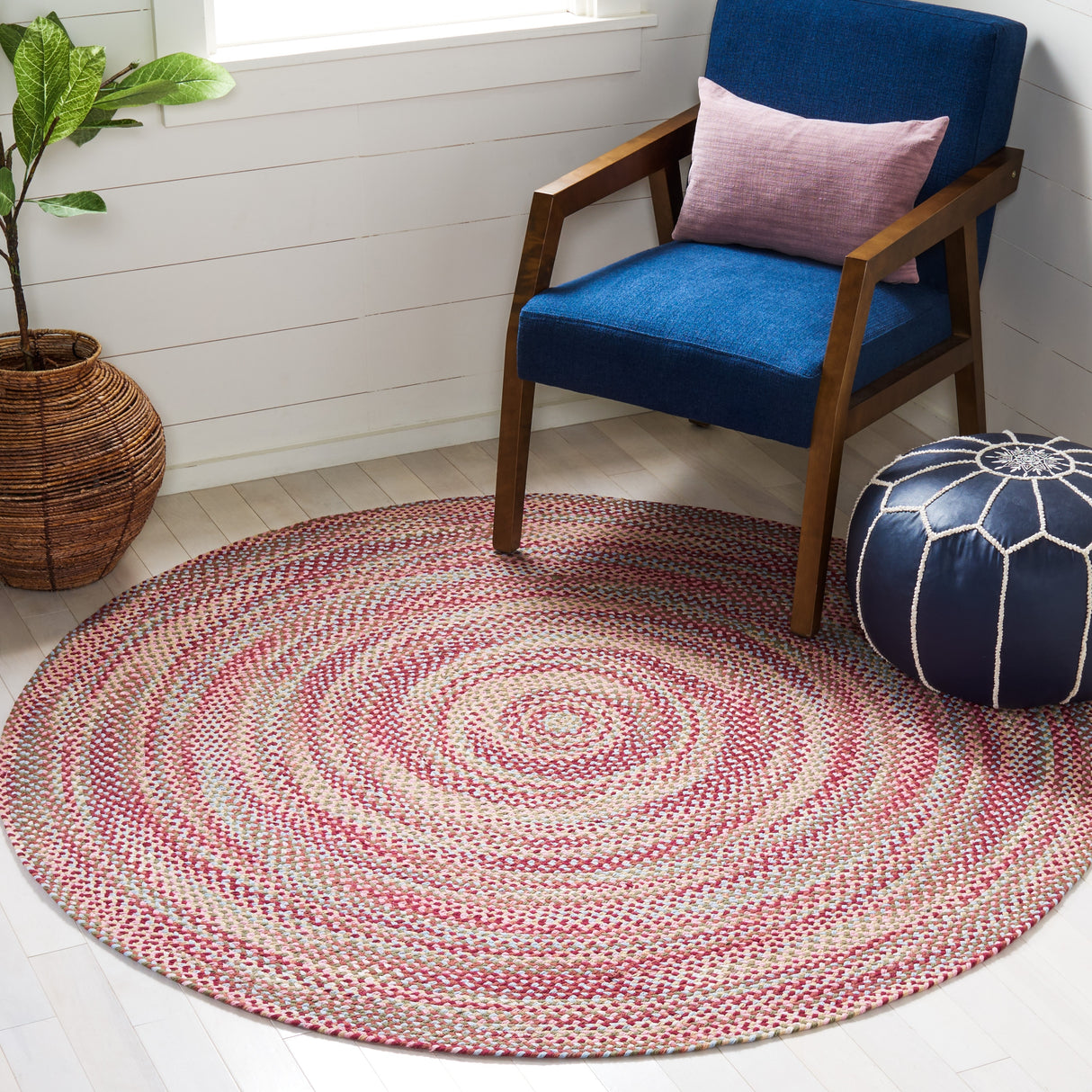 SAFAVIEH Handmade Braided Hisanori Flatweave Cotton Rug