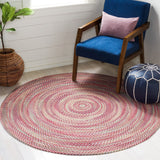 SAFAVIEH Handmade Braided Hisanori Flatweave Cotton Rug