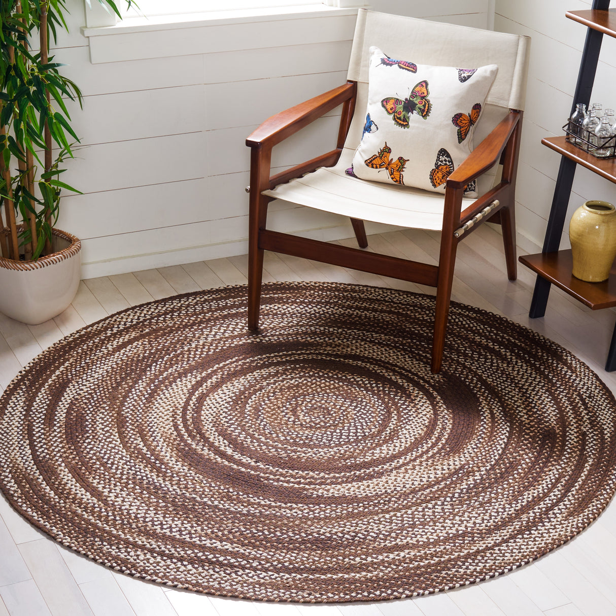 SAFAVIEH Handmade Braided Hisanori Flatweave Cotton Rug