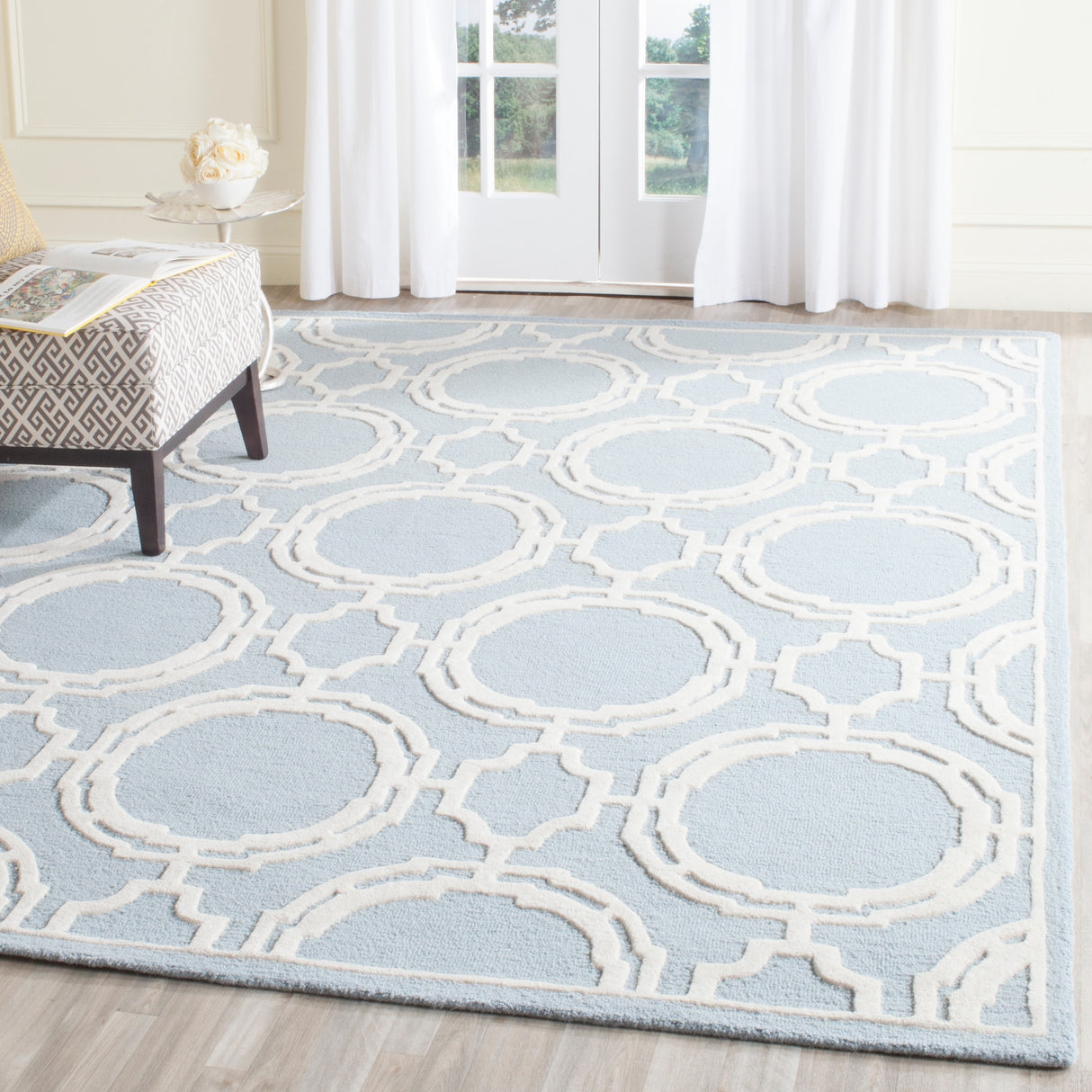 SAFAVIEH Handmade Cambridge Dietmute Modern Wool Rug