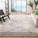 SAFAVIEH Handmade Casablanca Shag Friddora Tribal Wool Rug