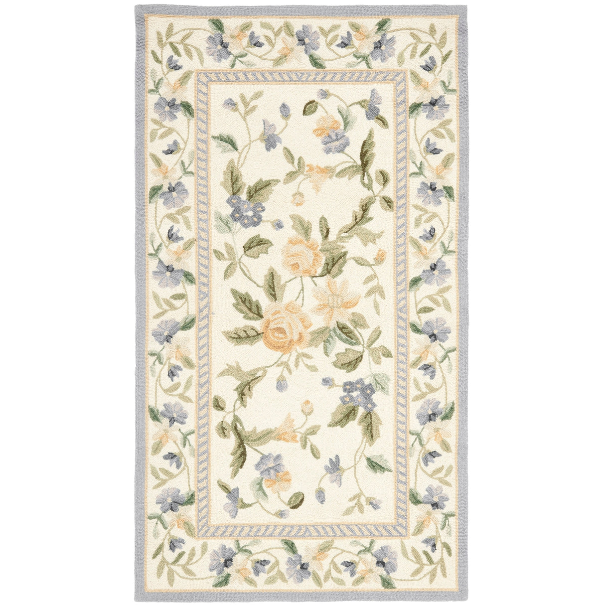 SAFAVIEH Handmade Chelsea Brianda French Country Wool Rug