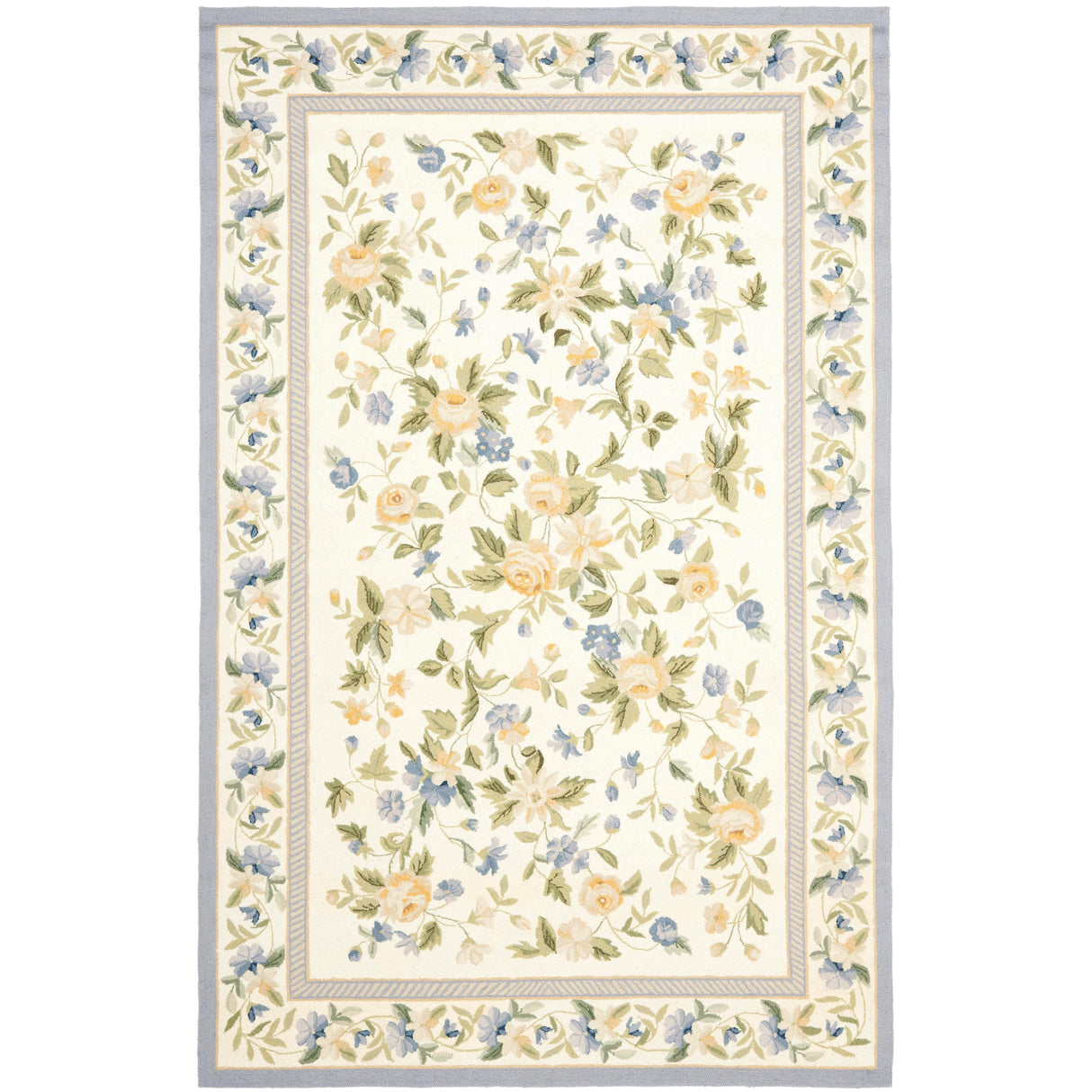 SAFAVIEH Handmade Chelsea Brianda French Country Wool Rug