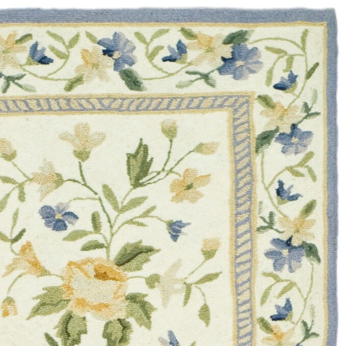 SAFAVIEH Handmade Chelsea Brianda French Country Wool Rug