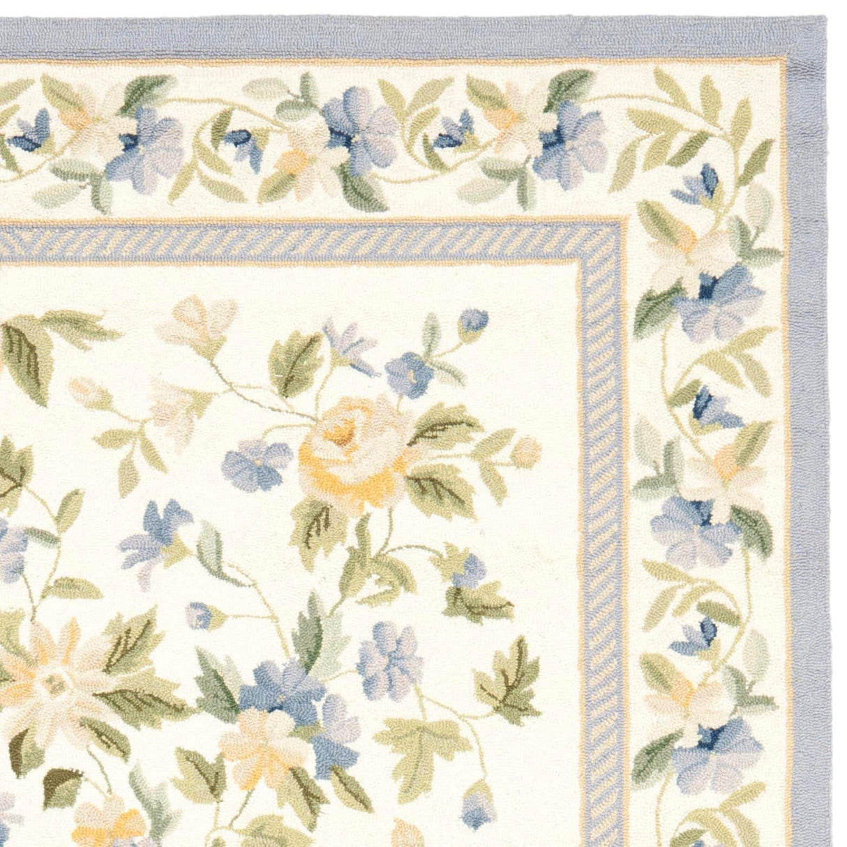 SAFAVIEH Handmade Chelsea Brianda French Country Wool Rug