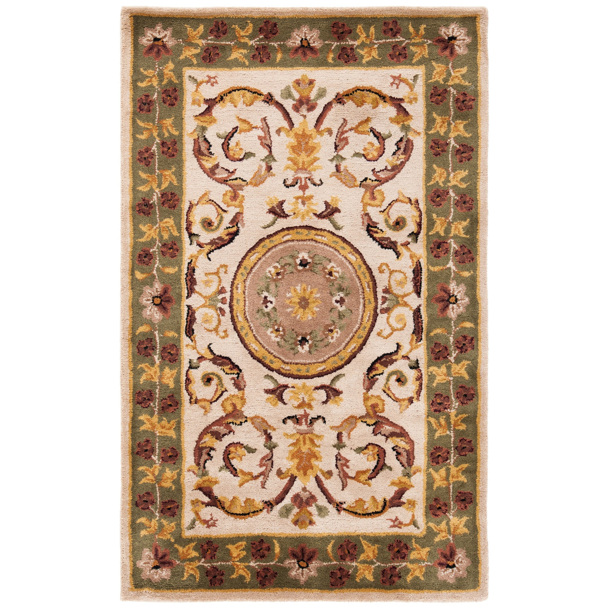 SAFAVIEH Handmade Classic Sigurborg Traditional Oriental Wool Rug