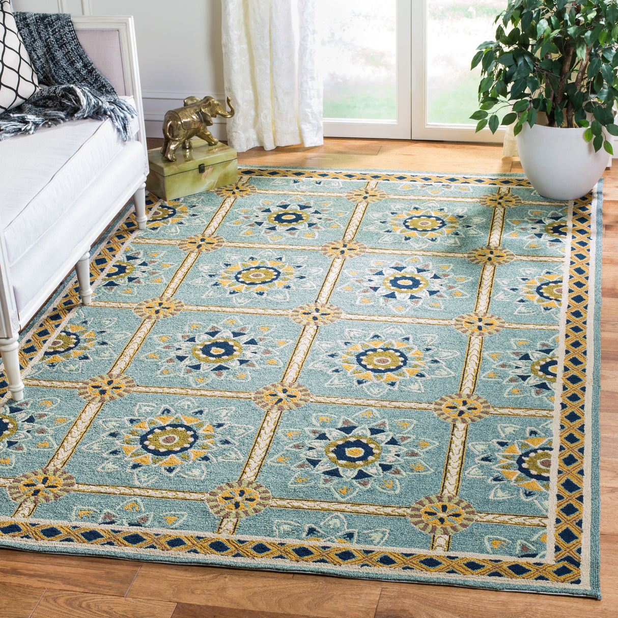 SAFAVIEH Handmade Easy Care Siiri Oriental Rug