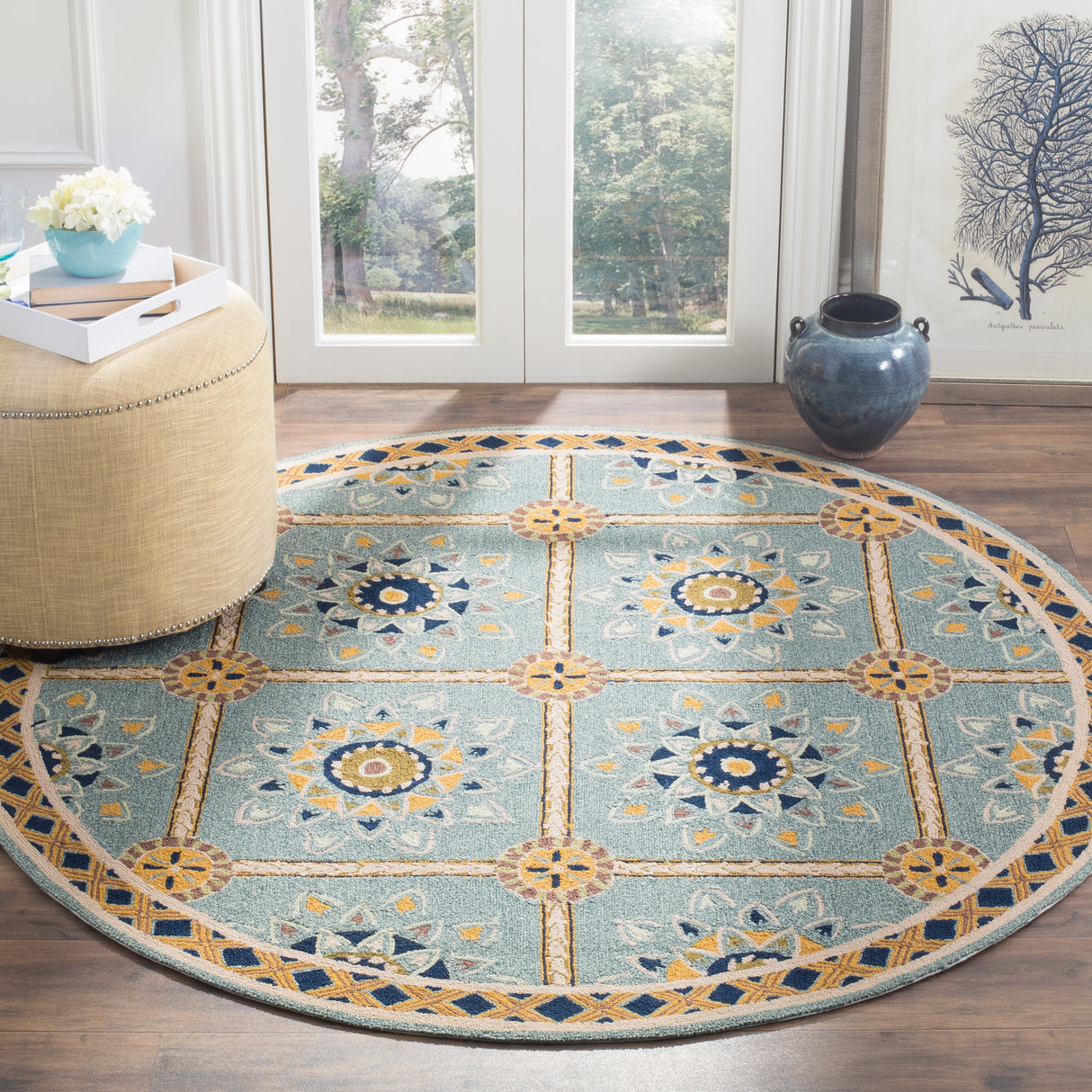 SAFAVIEH Handmade Easy Care Siiri Oriental Rug