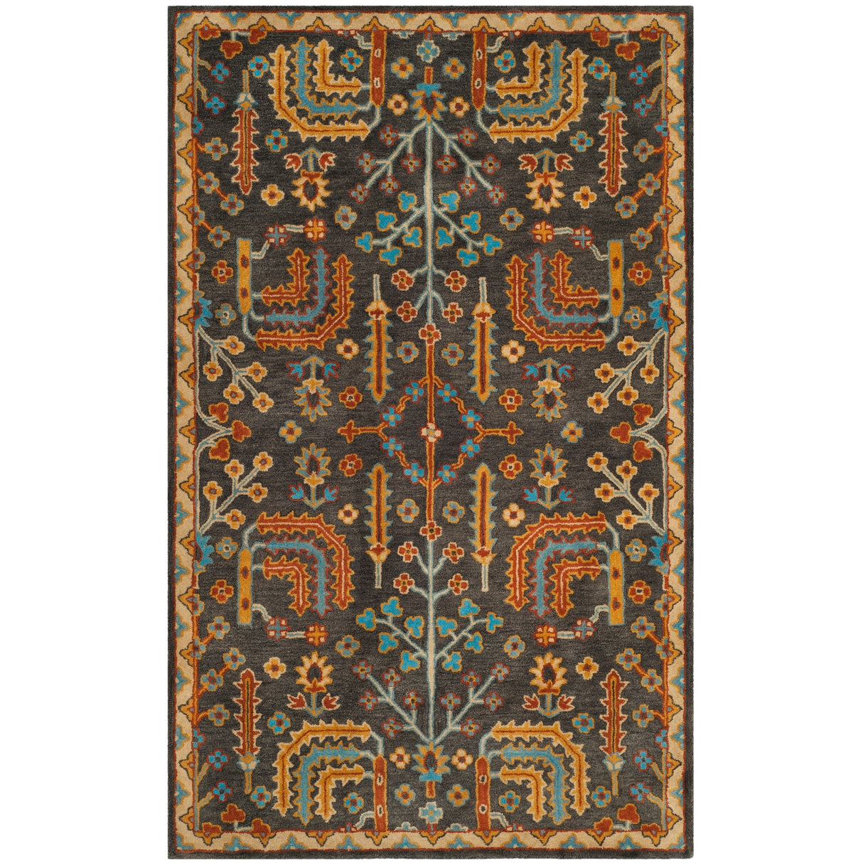 SAFAVIEH Handmade Heritage Journey Traditional Oriental Wool Rug