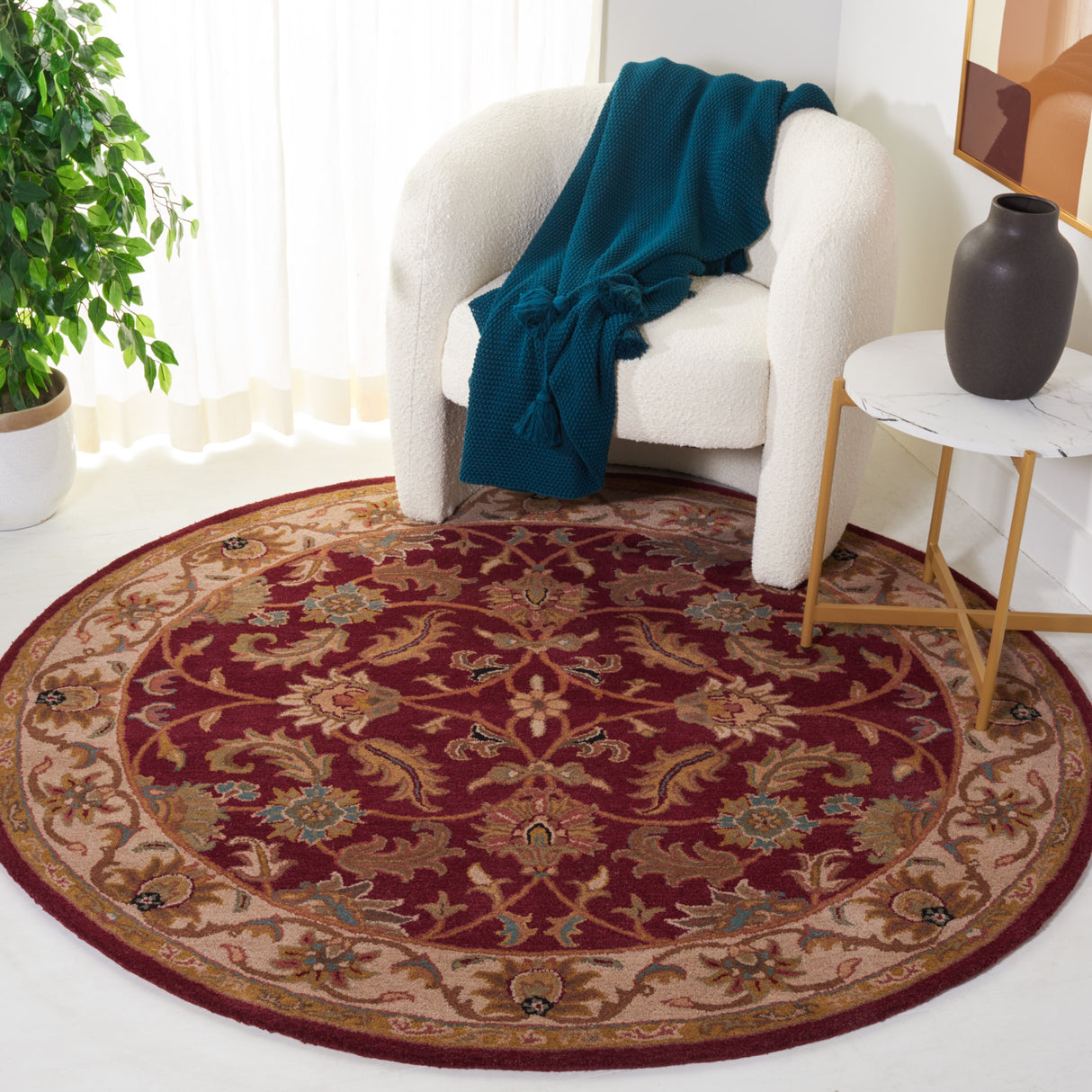 SAFAVIEH Handmade Heritage Lion Traditional Oriental Wool Rug