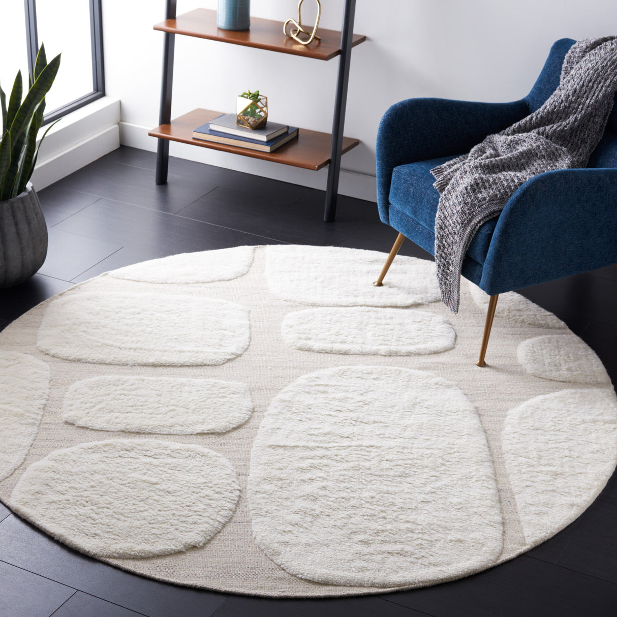 SAFAVIEH Handmade Manhattan Bernice Modern Wool Rug