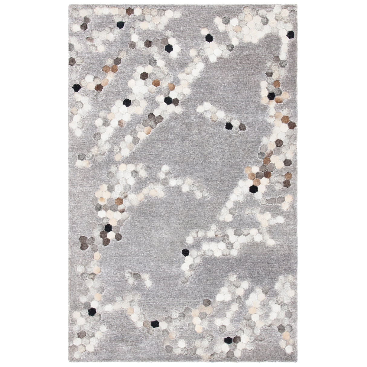 SAFAVIEH Handmade Manhattan Shakti Modern Abstract Silk Rug
