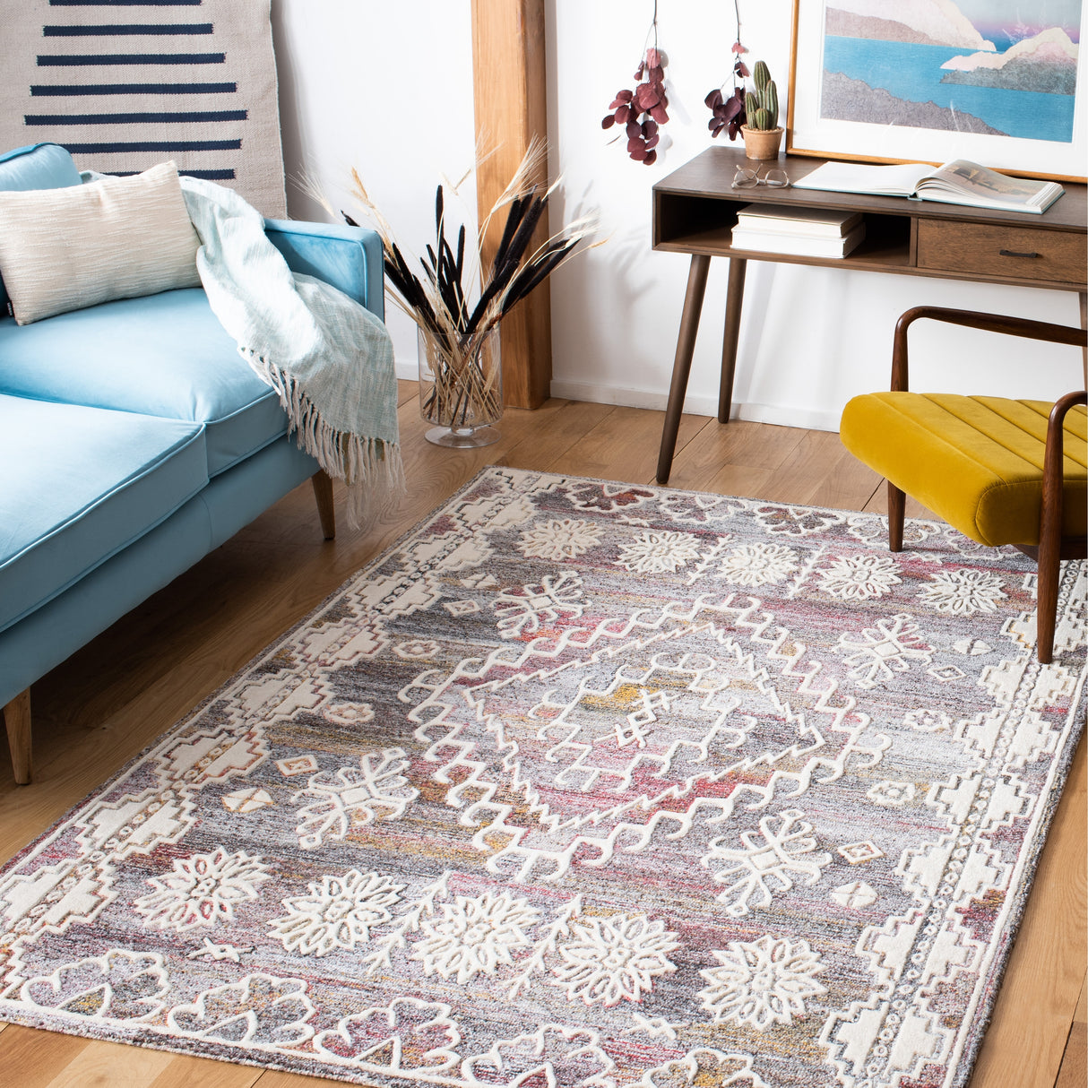 SAFAVIEH Handmade Metro Egita French Country Boho Wool Rug