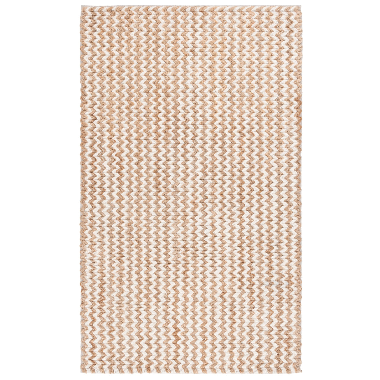 SAFAVIEH Handmade Natural Fiber Gertraute Farmhouse Chevron Jute Rug