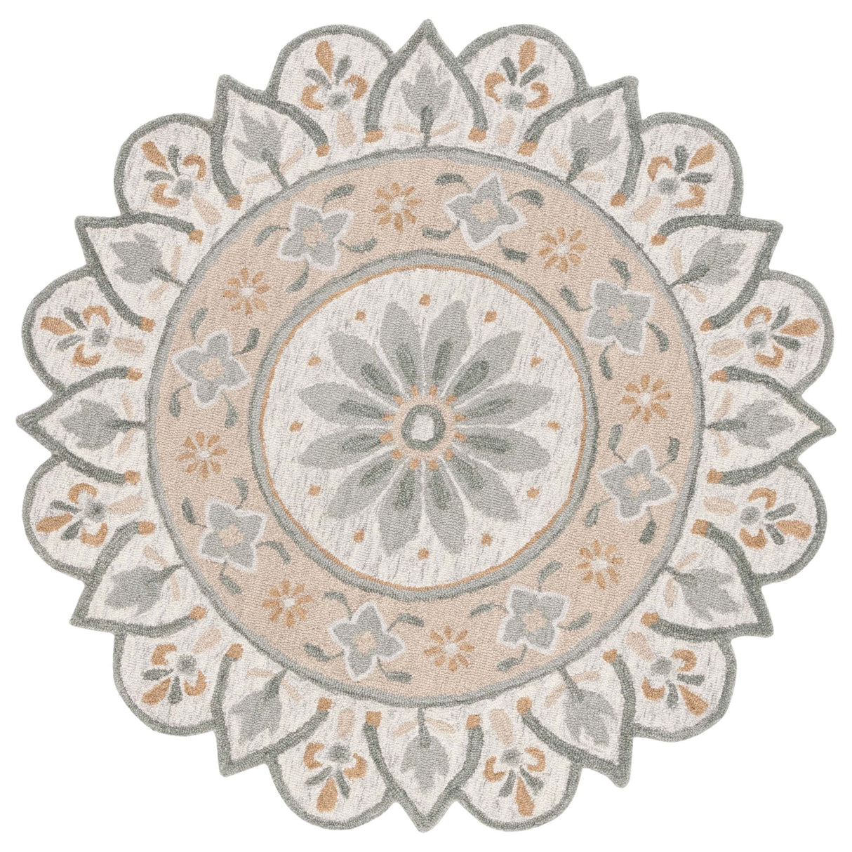 SAFAVIEH Handmade Novelty Miah Floral Wool Rug