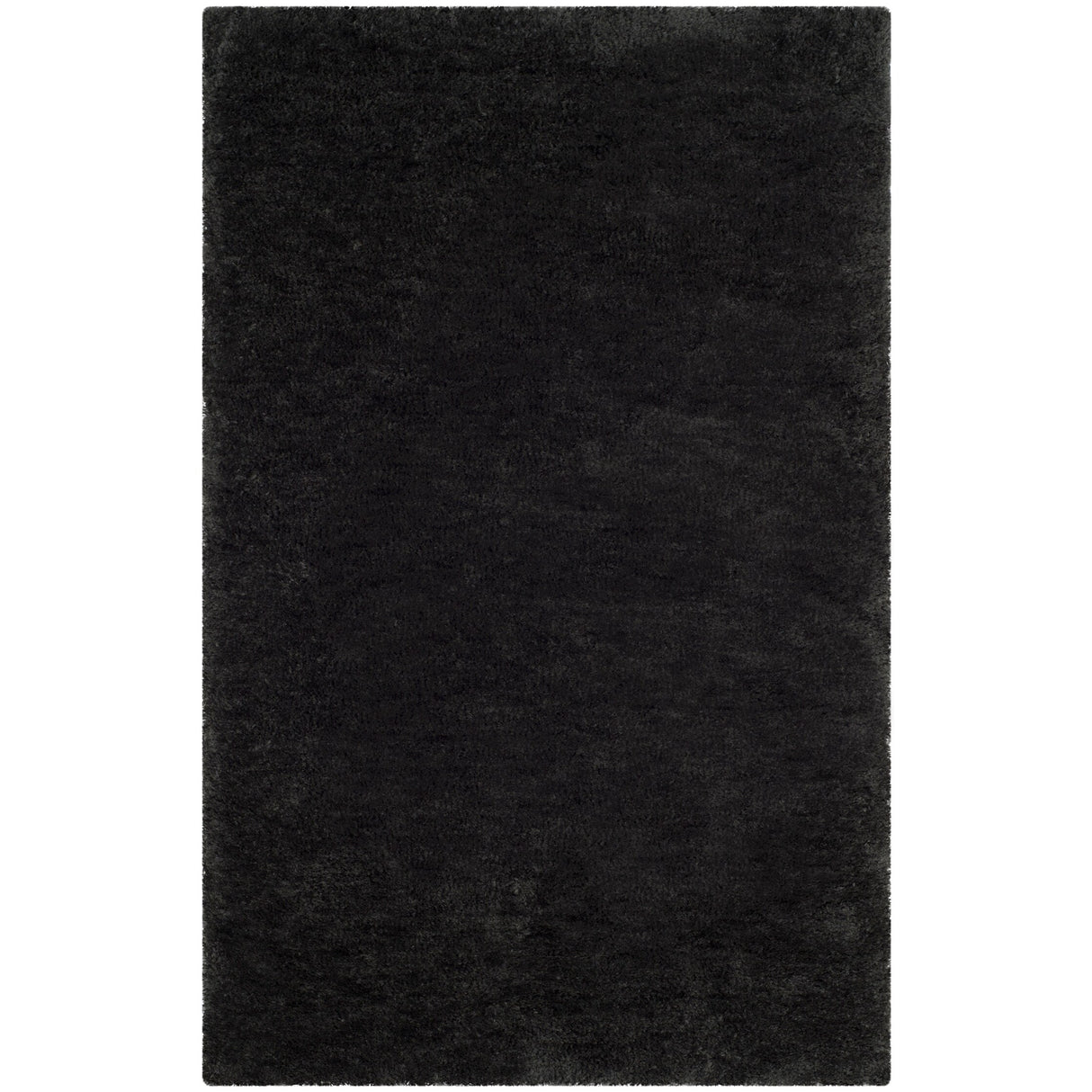 SAFAVIEH Handmade Sheep Shag Dochia Solid Polyester Rug