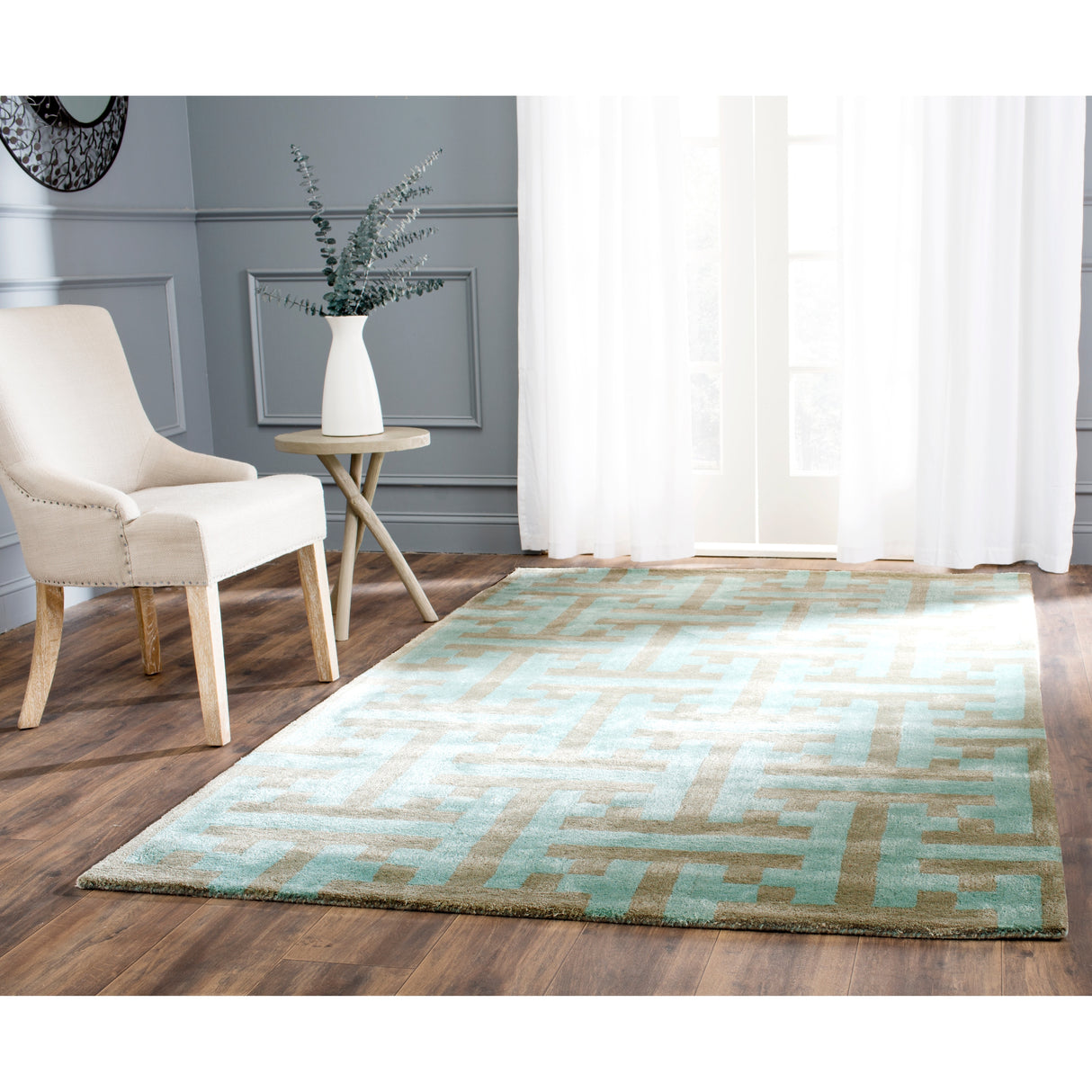 SAFAVIEH Handmade Soho Cherelle N.Z. Wool/ Viscose Rug