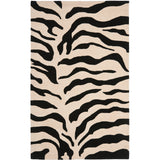 SAFAVIEH Handmade Soho Zejnije Zebra N.Z. Wool Rug