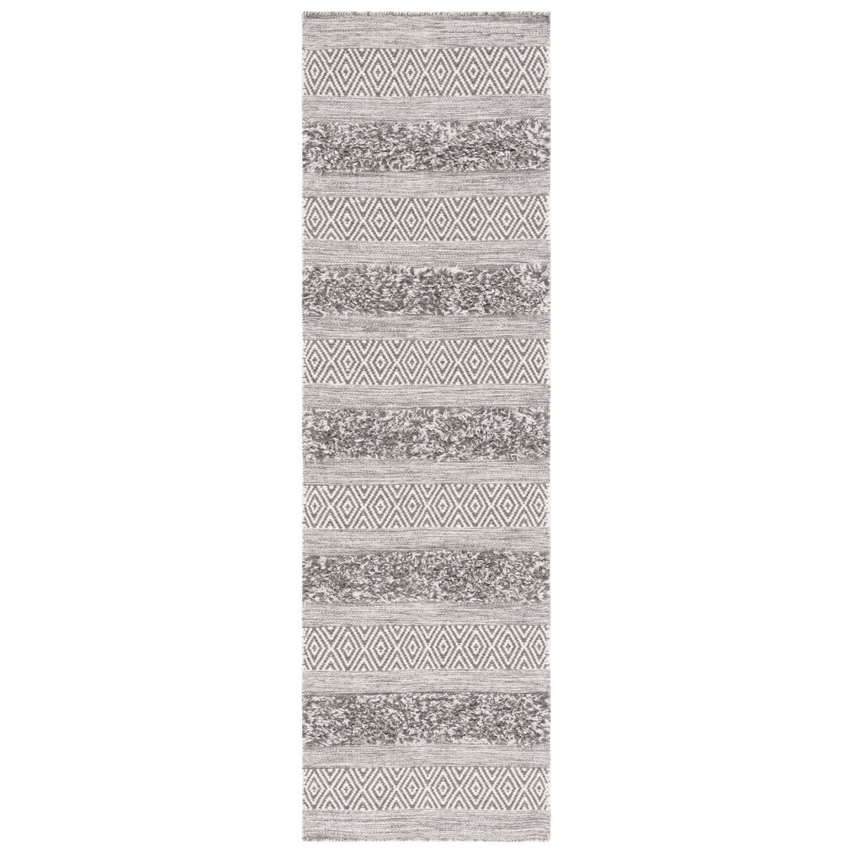 SAFAVIEH Handmade Vermont Adriane Rustic Boho Stripe Wool Rug