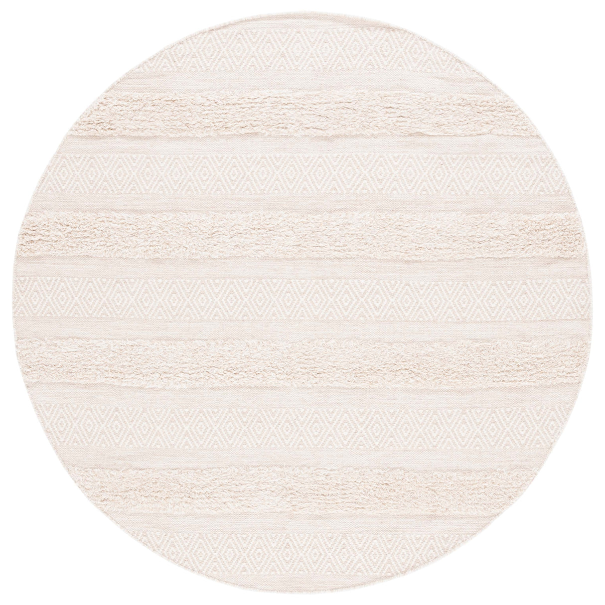 SAFAVIEH Handmade Vermont Adriane Rustic Boho Stripe Wool Rug