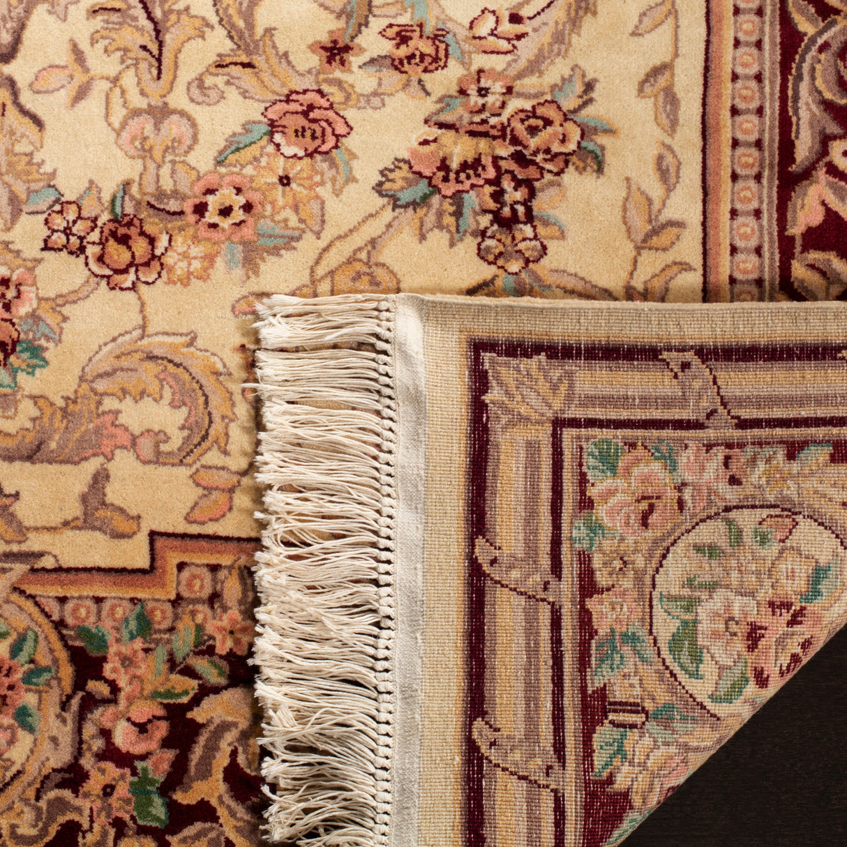 SAFAVIEH Handmade Versailles Shawnda Traditional Silk Rug