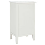 SAFAVIEH Helma Distressed Black Drawer Storage Side Table - 15" x 11.8" x 27.6" - 15Wx12Dx26H