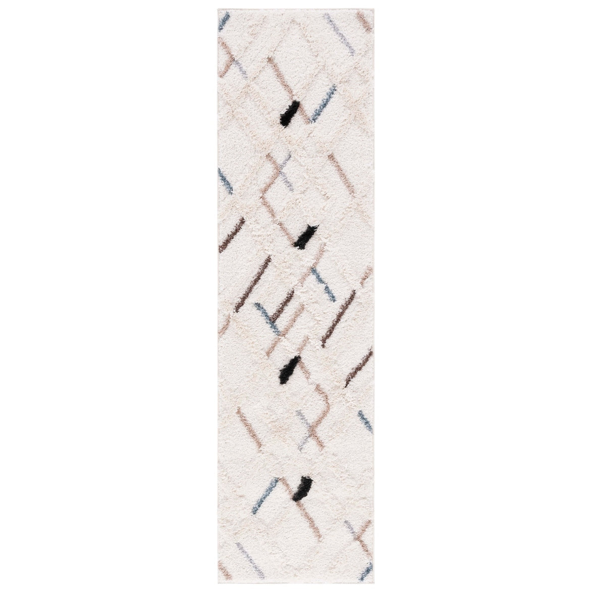 SAFAVIEH Hi-Lo Shag Sheryll Modern 1.6-inch Thick Rug