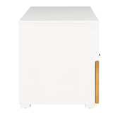 SAFAVIEH Kaitlyn 2-Drawer 1-Shelf Entertainment Media Stand (Fits Up To 55" Flatscreen TV) - 48Wx16Dx17H