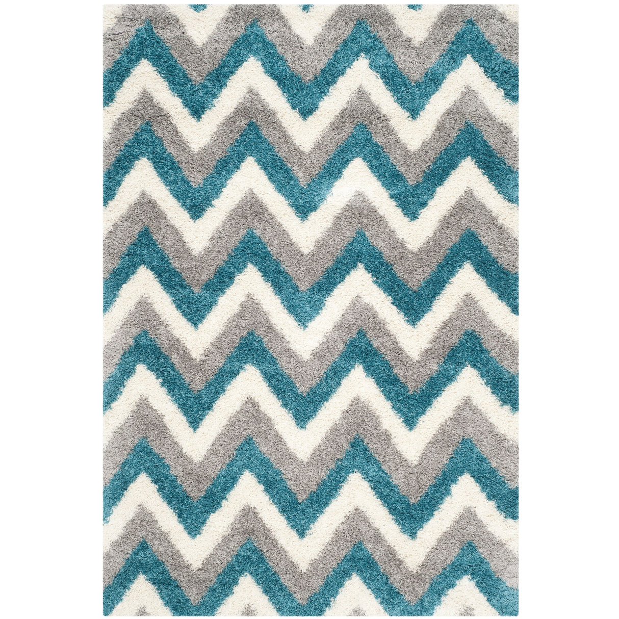 SAFAVIEH Kids Shag Nikki Nursery Playroom 2-inch Thick Rug