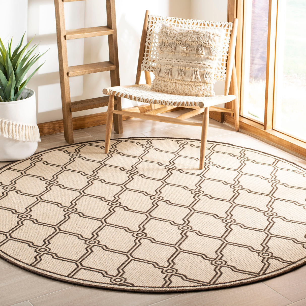 SAFAVIEH Linden Jeri Indoor/ Outdoor Waterproof Patio Backyard Rug