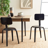 SAFAVIEH Luella Stackable Dining Chair (Set of 2)