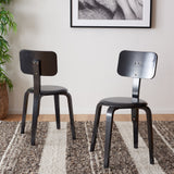 SAFAVIEH Luella Stackable Dining Chair (Set of 2)