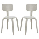 SAFAVIEH Luella Stackable Dining Chair (Set of 2)