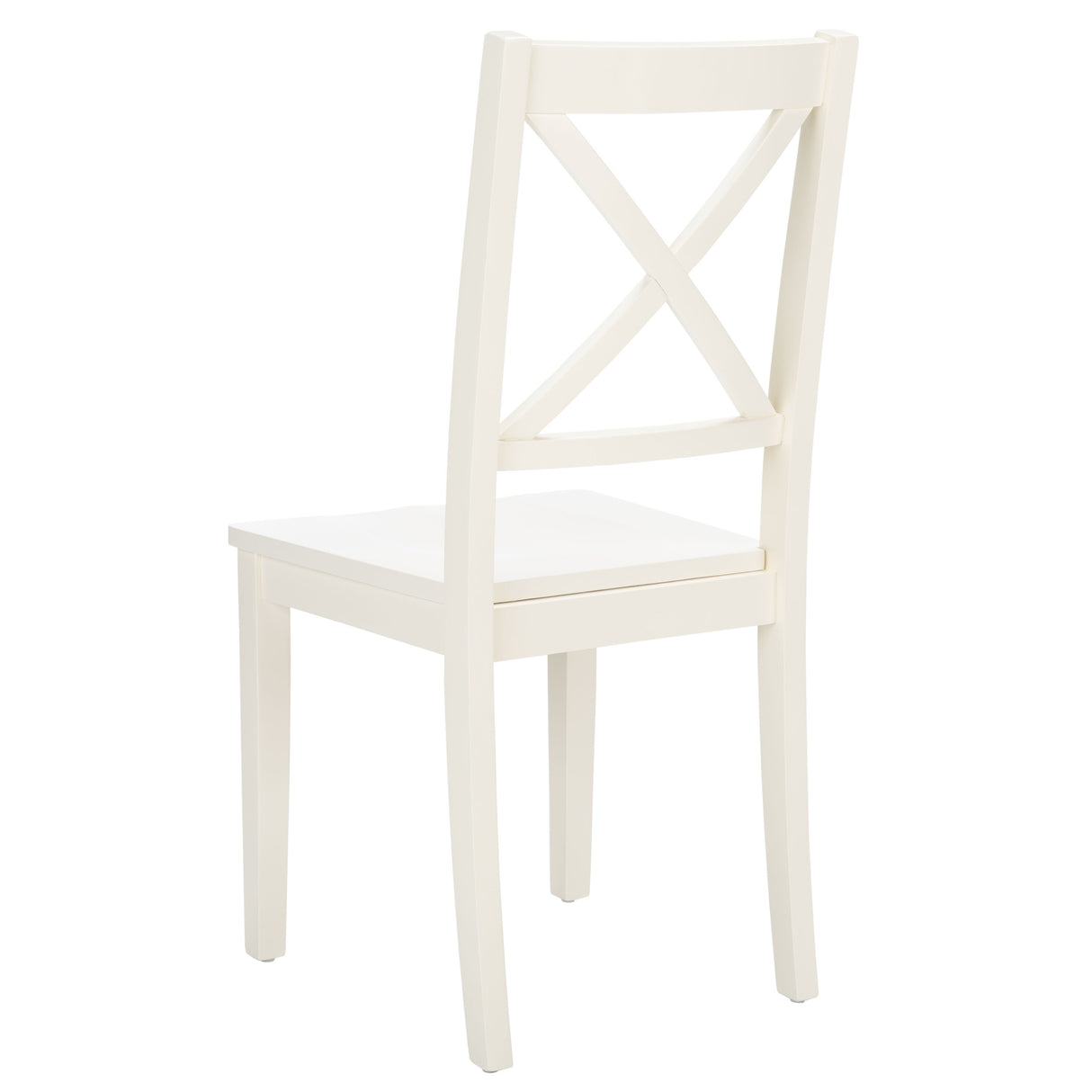 SAFAVIEH Lulla Farmhouse x-Back Dining Chair (Set of 2) - 18.4" W x 19.9" L x 37" H - 18Wx20Dx37H